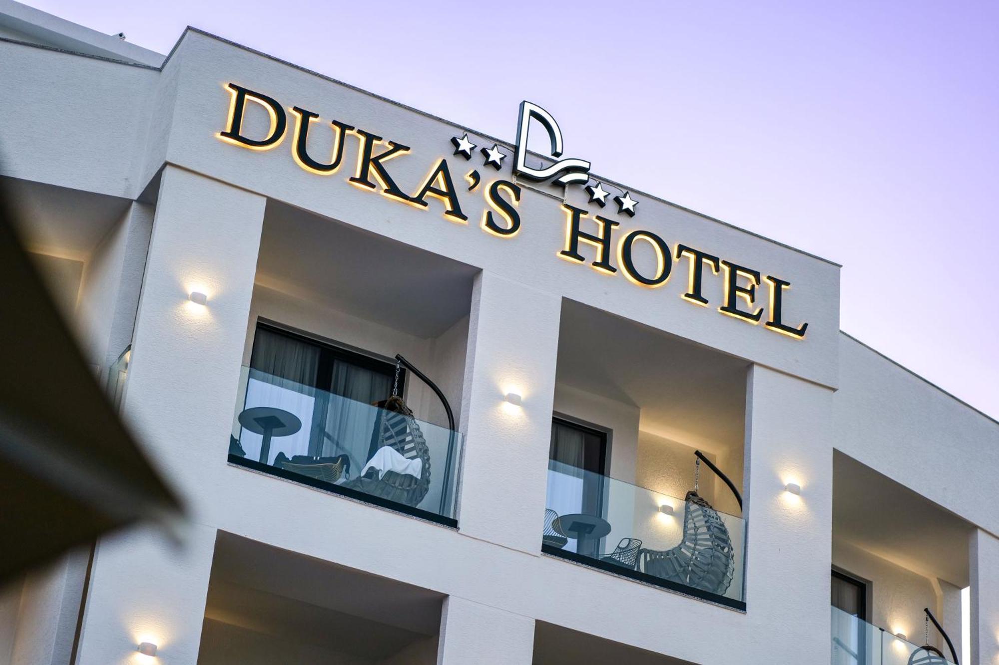 Duka'S Hotel Ksamil Bagian luar foto