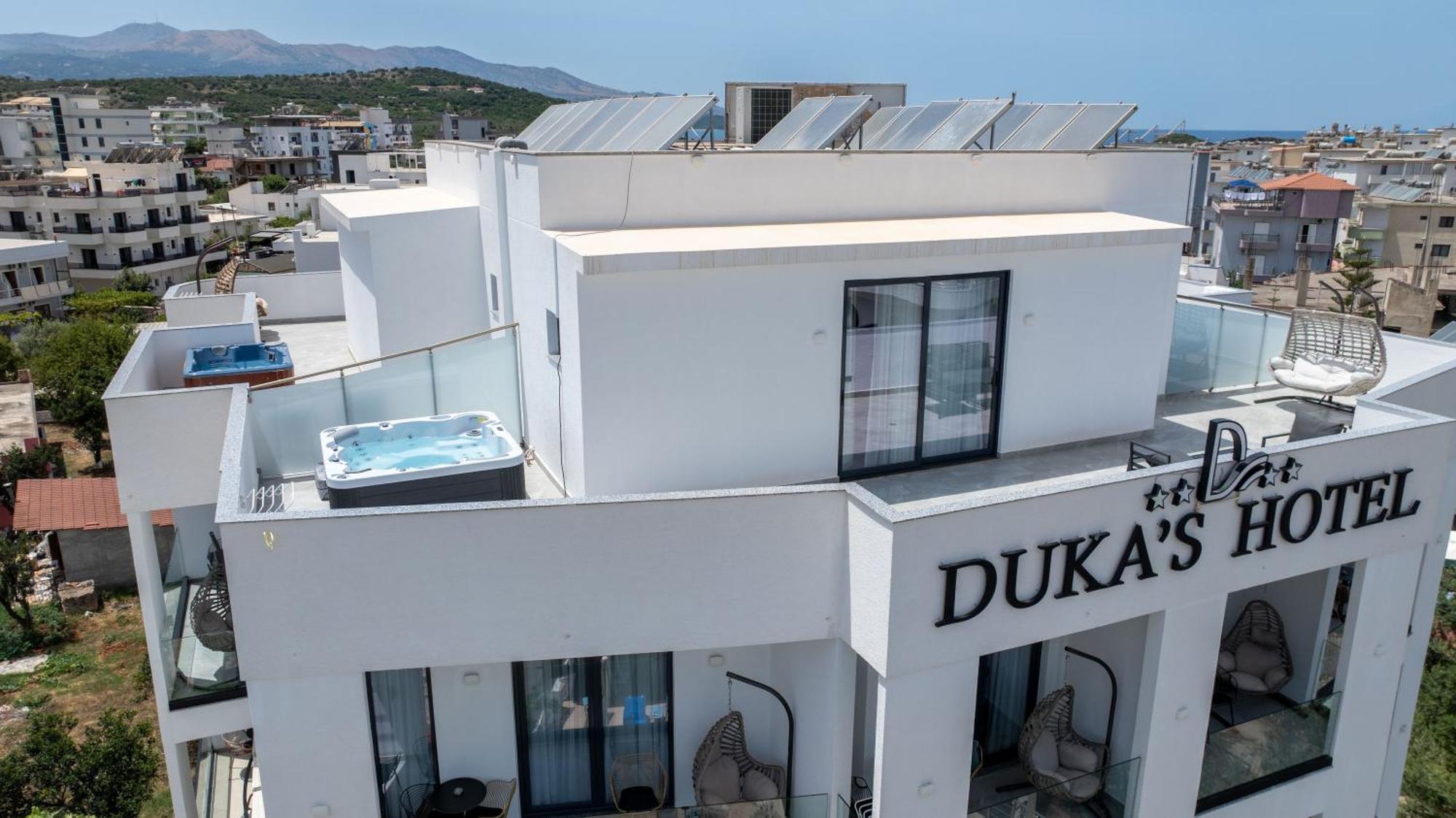 Duka'S Hotel Ksamil Bagian luar foto
